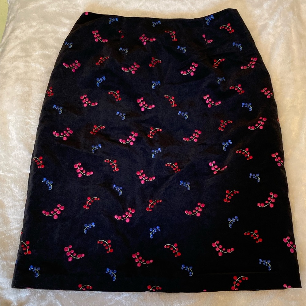 🪷NWOT🪷 Hanna Andersson Black Velvet Skirt, Size 8 - Picture 13 of 13